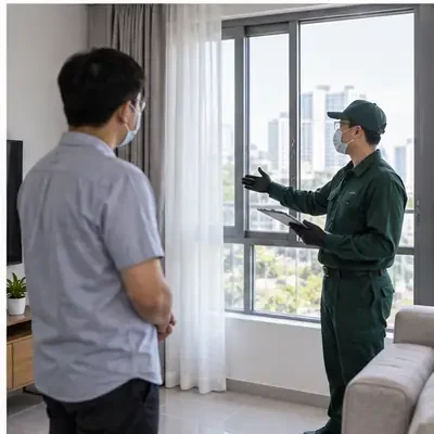 Minh họa trao đổi phương án với người phụ trách cơ sở